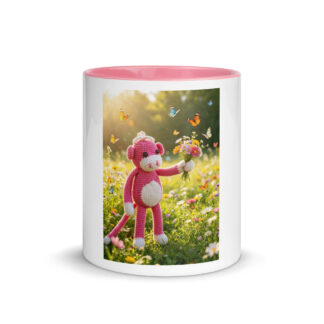 Tasse – Teddy in der Blumenwiese